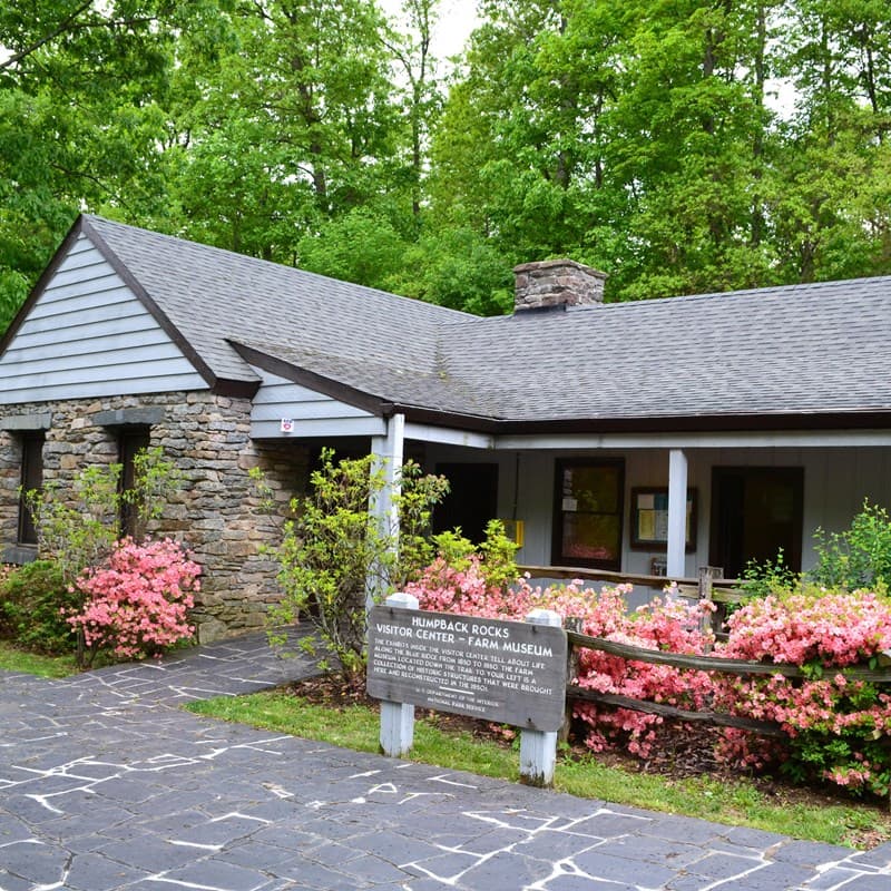 Humpback rocks visitor center.