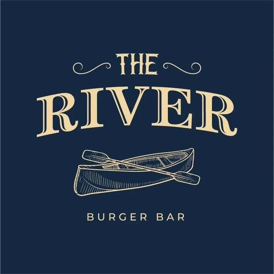 The river burger bar logo
