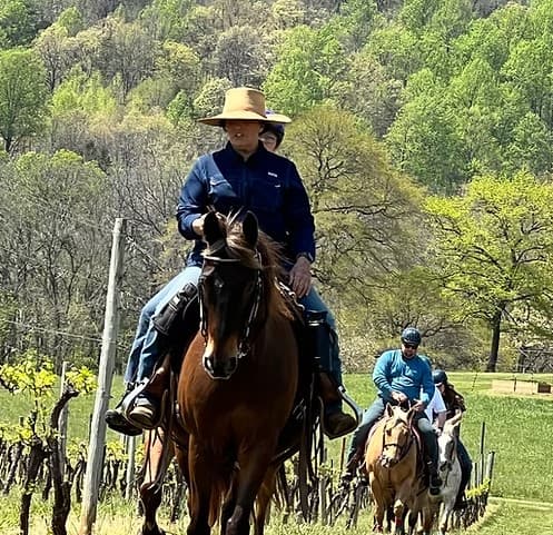 Rebel Run horseback riding.