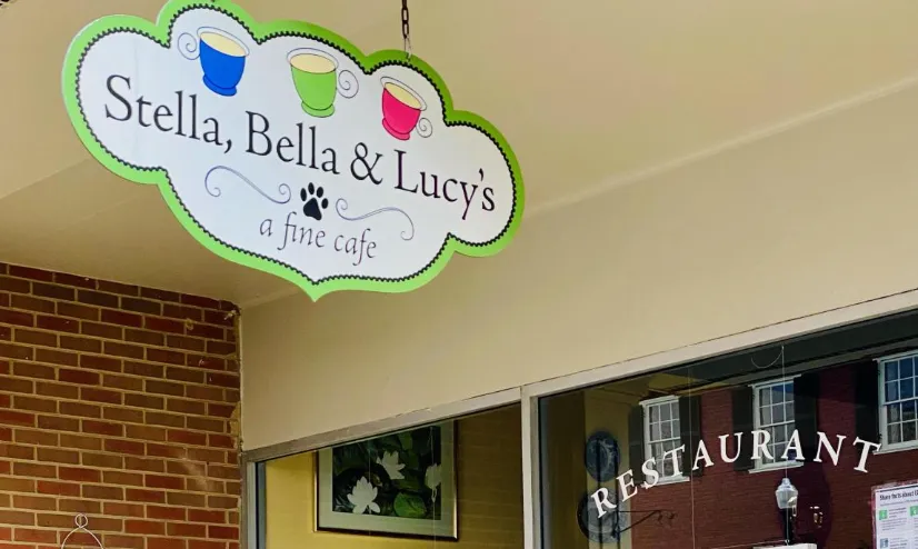 Stella, Bella & Lucy's cafe.